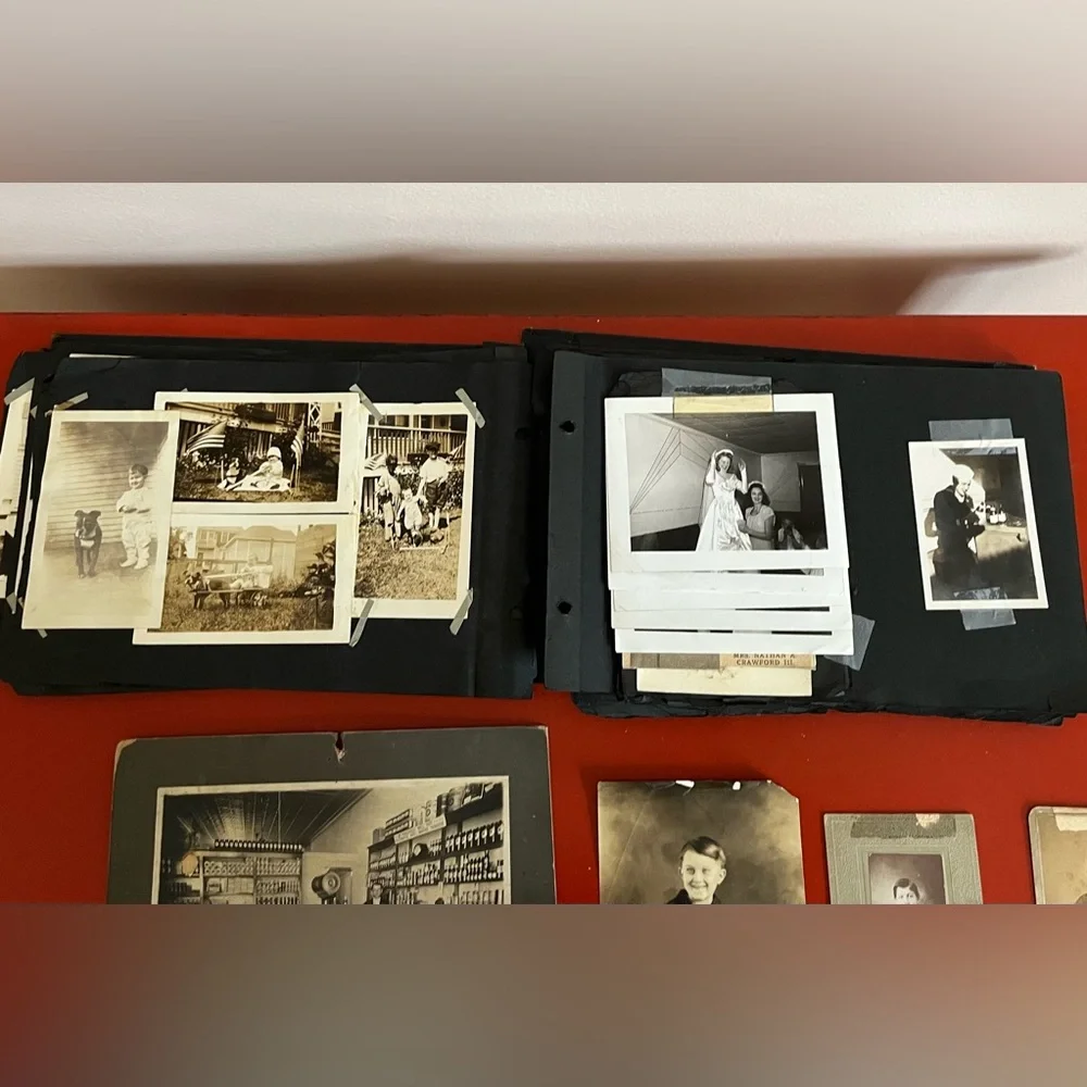 Vintage Black/White Photography Collection dated 1900’s-40’s few cabinet cards - Picture 10 of 16